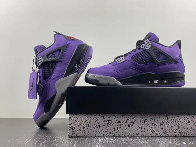 Reps TB Travis x Purple Air Suede Scott Jordan 4 0510